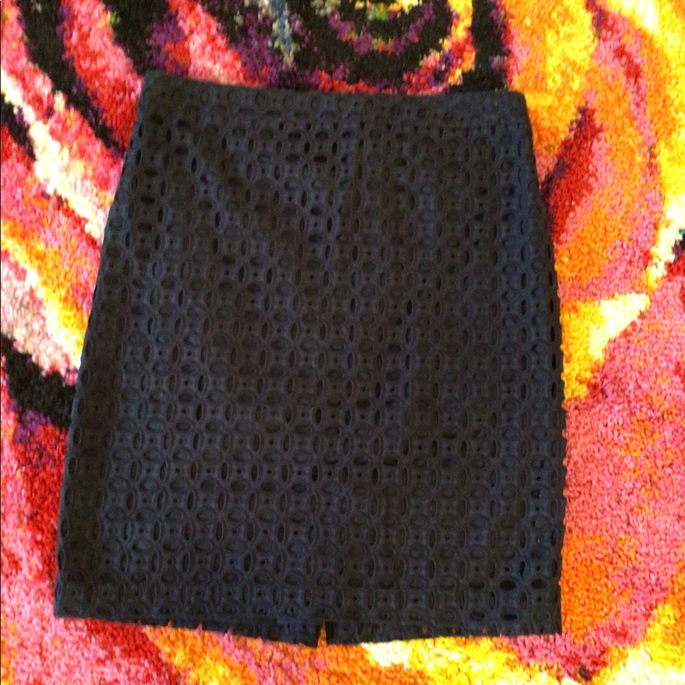 KENAR cotton dark blue pencil skirt size 6